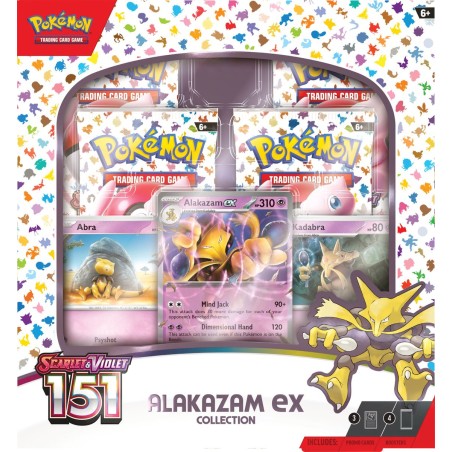 Pokemon Scarlet & Violet 151 Alakazam EX Box ENG