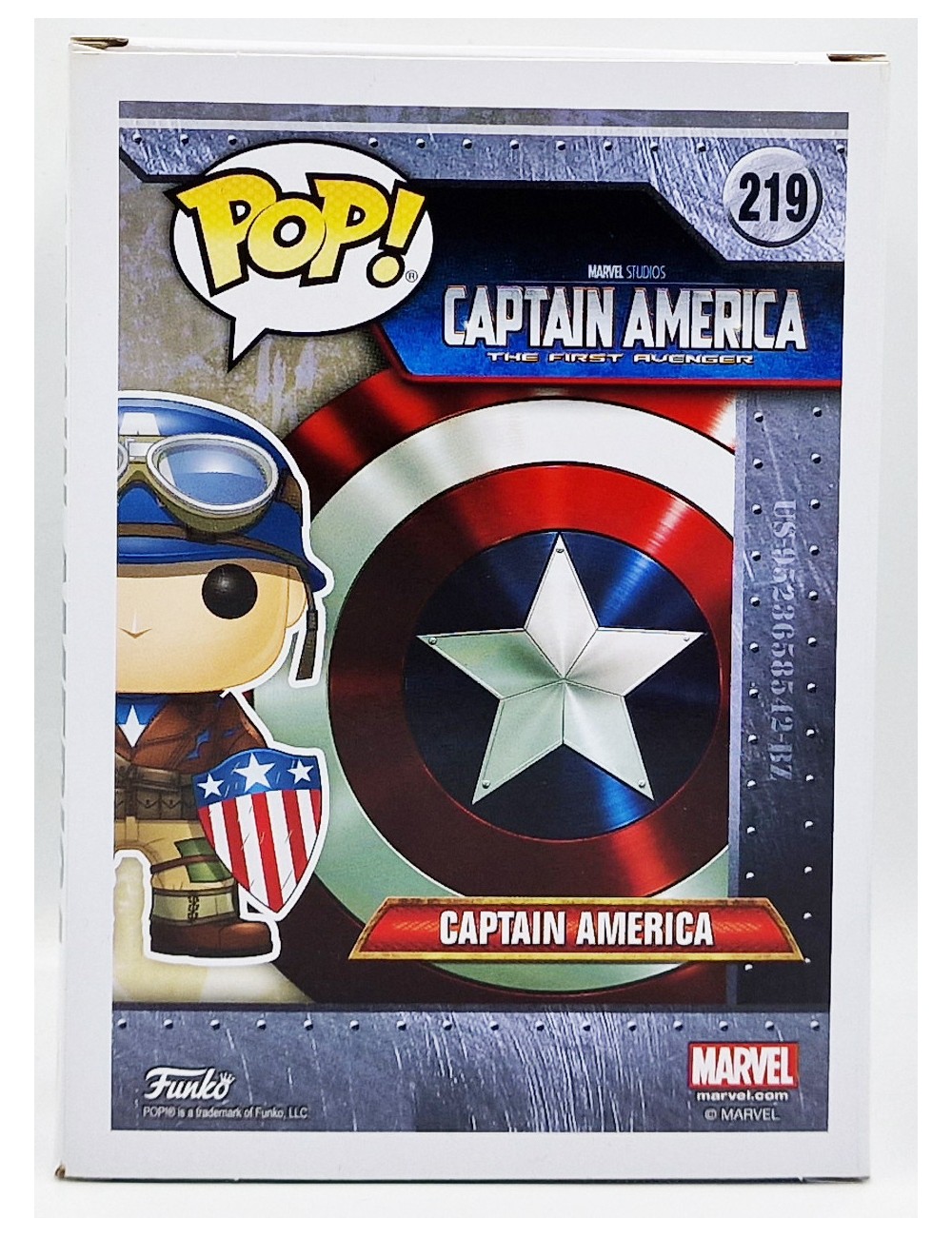 Funko POP Marvel Captain America - Captain America (219) Released: 2017 Spring Convention Excl.