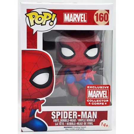 Funko POP Marvel Spider-Man (160) Released: 2016 Marvel Collector Corps Excl.