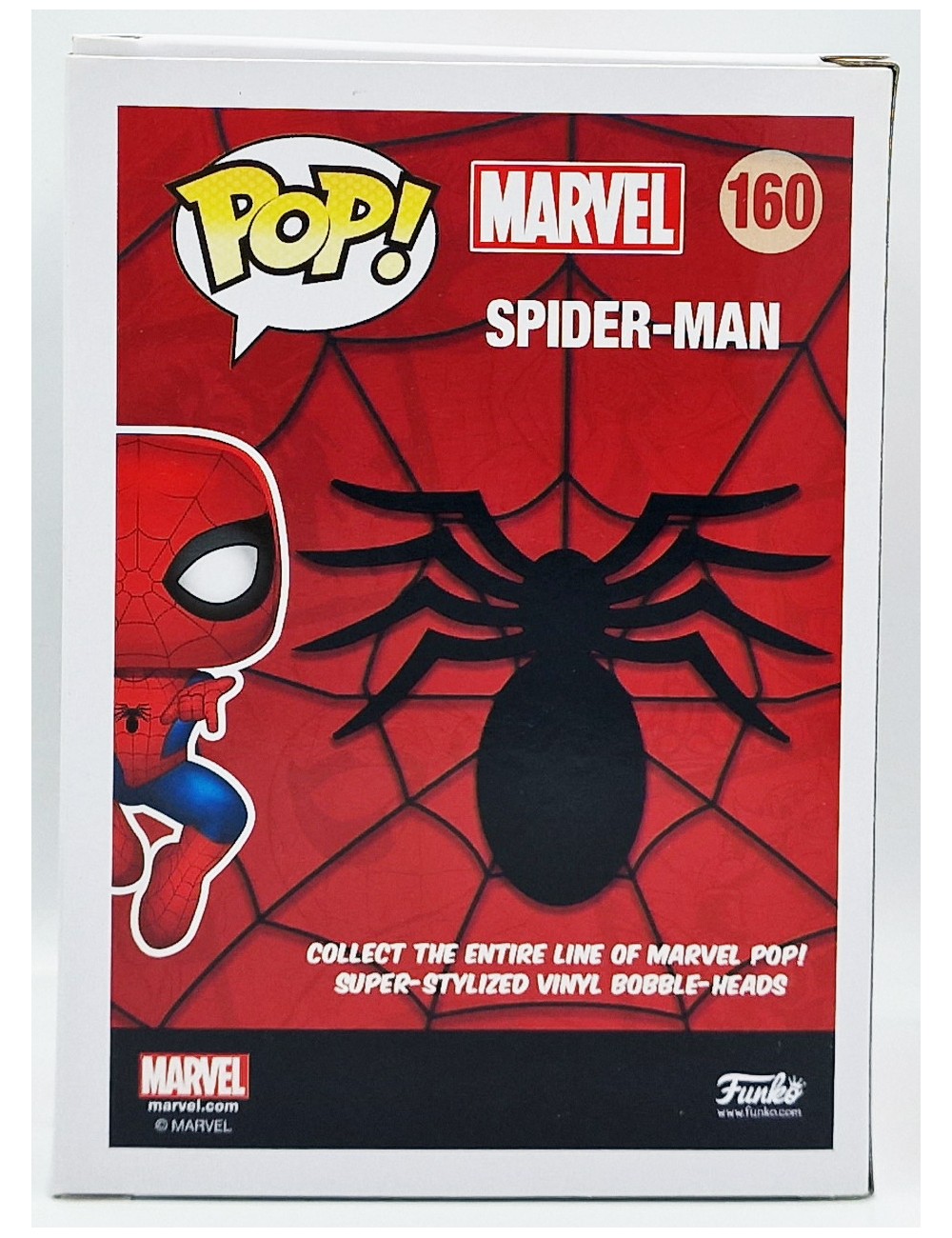 Funko POP Marvel Spider-Man (160) Released: 2016 Marvel Collector Corps Excl.