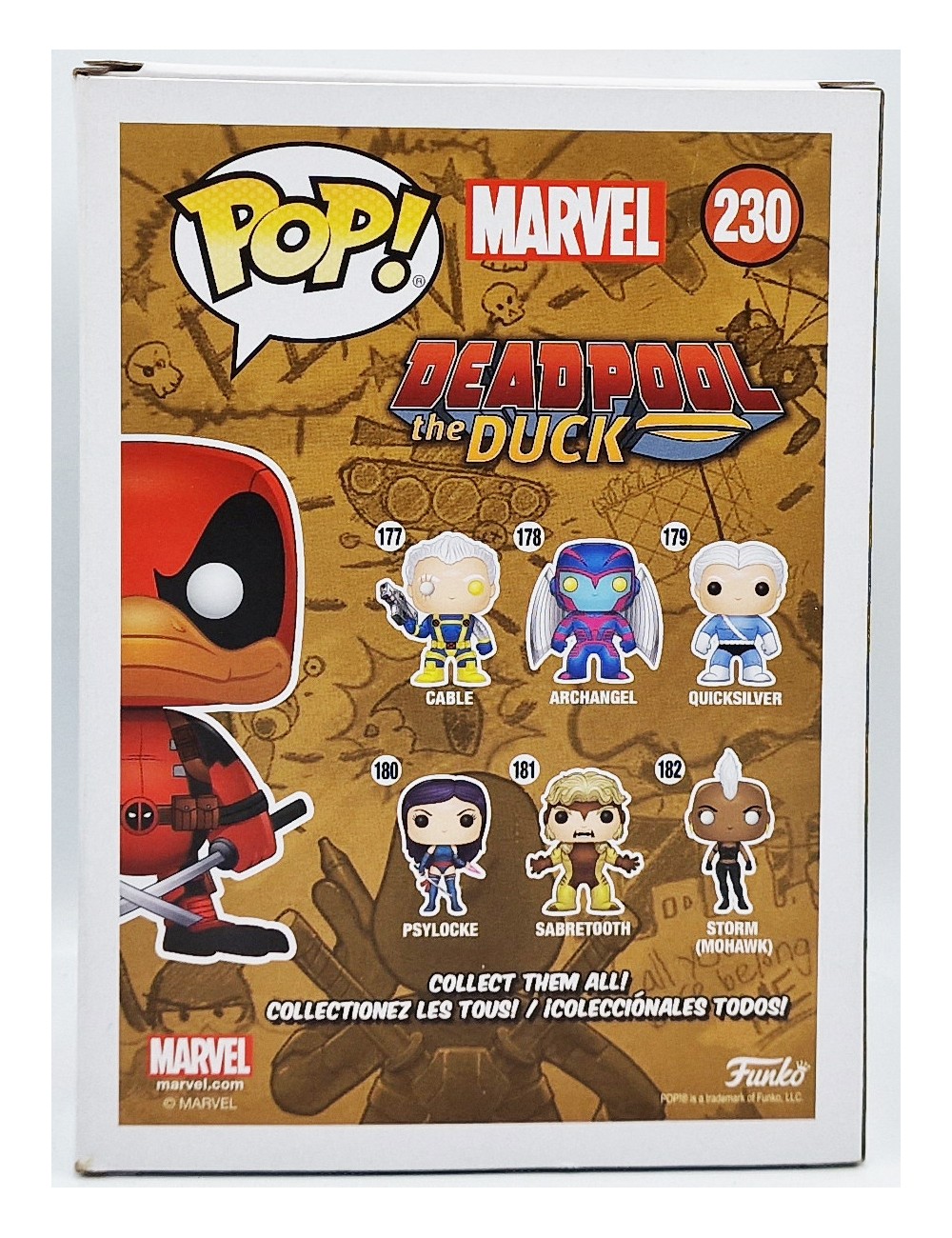 Funko POP Marvel Deadpool The Duck (230) Released: 2017 Exclusive