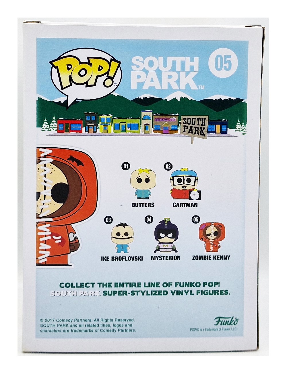 Funko POP South Park Zombie Kenny (05) Released: 2017 Hot Topic Excl.