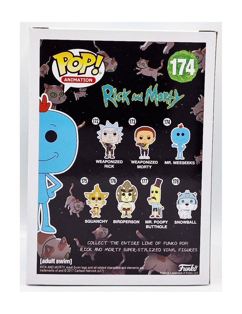 Funko POP Rick and Morty Mr. Meeseeks (174) Released: 2017 Limited Chase
