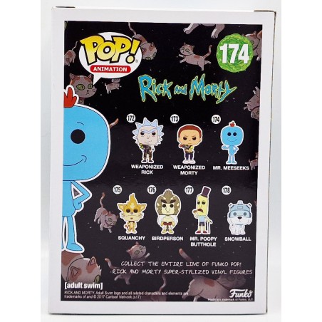 Funko POP Rick and Morty Mr. Meeseeks (174) Released: 2017 Limited Chase