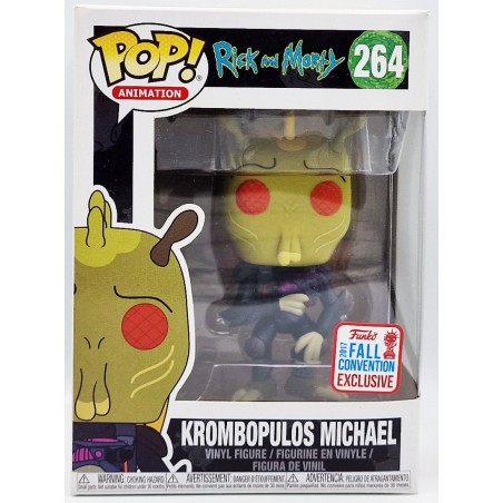 Funko POP Rick and Morty Krombopulos Michael (264) Released: 2017 Fall Convention Excl.