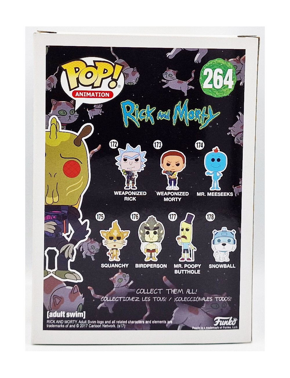 Funko POP Rick and Morty Krombopulos Michael (264) Released: 2017 Fall Convention Excl.