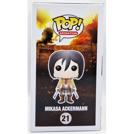 Funko POP Attack on Titan Mikasa Ackermann (21) Released: 2014