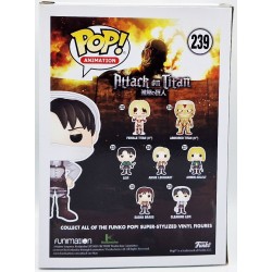 Funko POP Attack on Titan Cleaning Levi (239) Released: 2017 Hot Topic Excl.