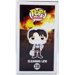 Funko POP Attack on Titan Cleaning Levi (239) Released: 2017 Hot Topic Excl.