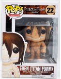 Funko POP Attack on Titan Eren (Titan Form) (22) Released: 2014