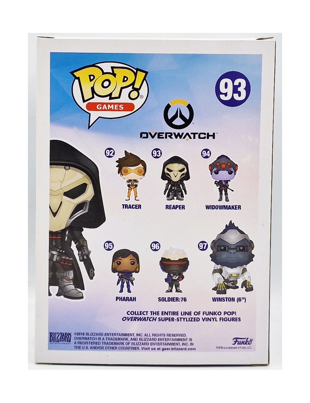 Funko POP Overwatch Reaper (93) Released: 2016