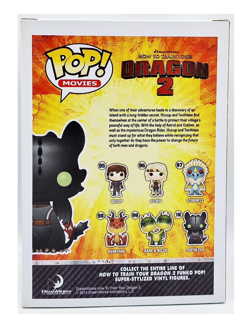 Funko POP How To Train Your Dragon Toothless (100) Released: 2014