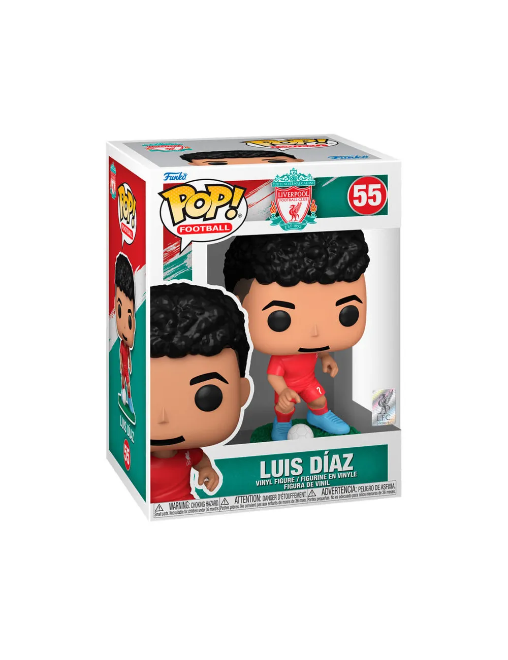 Funko POP Liverpool Luis Diaz (55) | Collectibles Ninja