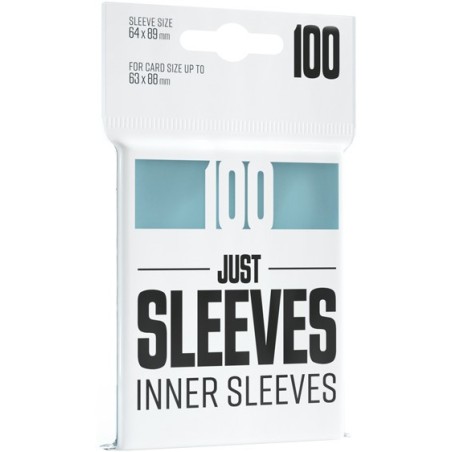 Gamegenic - Just Sleeves - Inner Sleeves x100 (64x89)