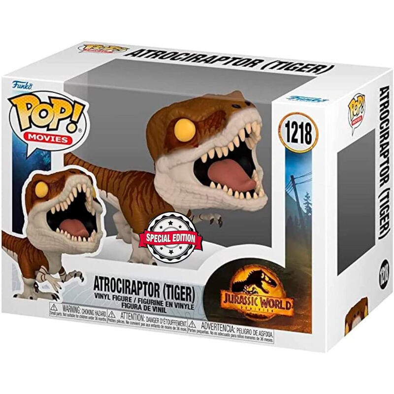 Funko POP Jurassic World Atrociraptor (Tiger) (1218) Exclusive