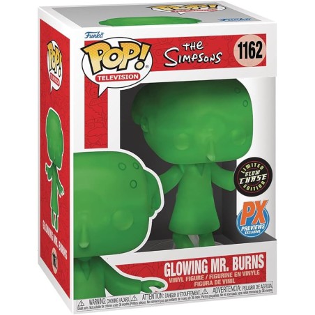 Funko POP The Simpsons Glowing Mr.Burns (1162) Limited Glow Chase Edition