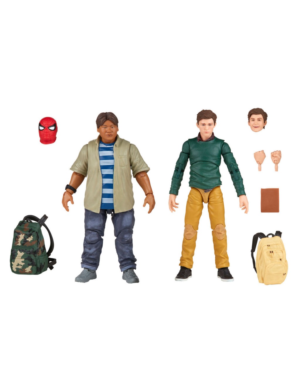 Marvel Legends Spider-man Homecoming Peter Parker and Ned Leeds set 2 figures 15cm