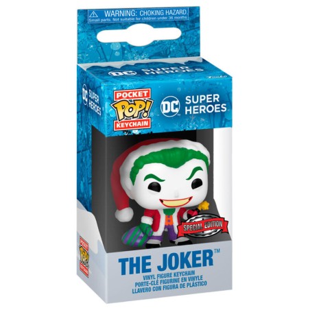 Funko Pocket POP Keychain DC Comics Holiday The Joker Special Edition