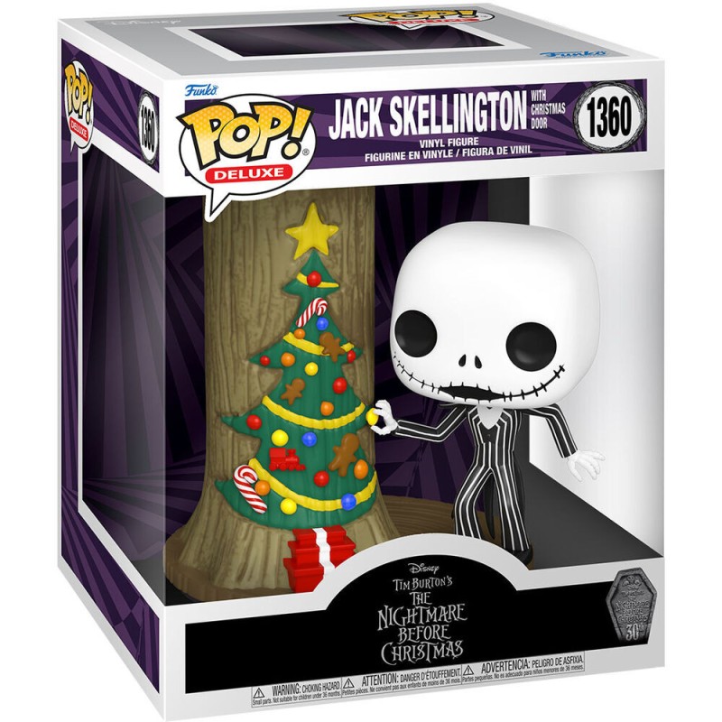 Funko POP Disney The Nightmare Before Christmas Jack Skellington With Christmas Door (1360)