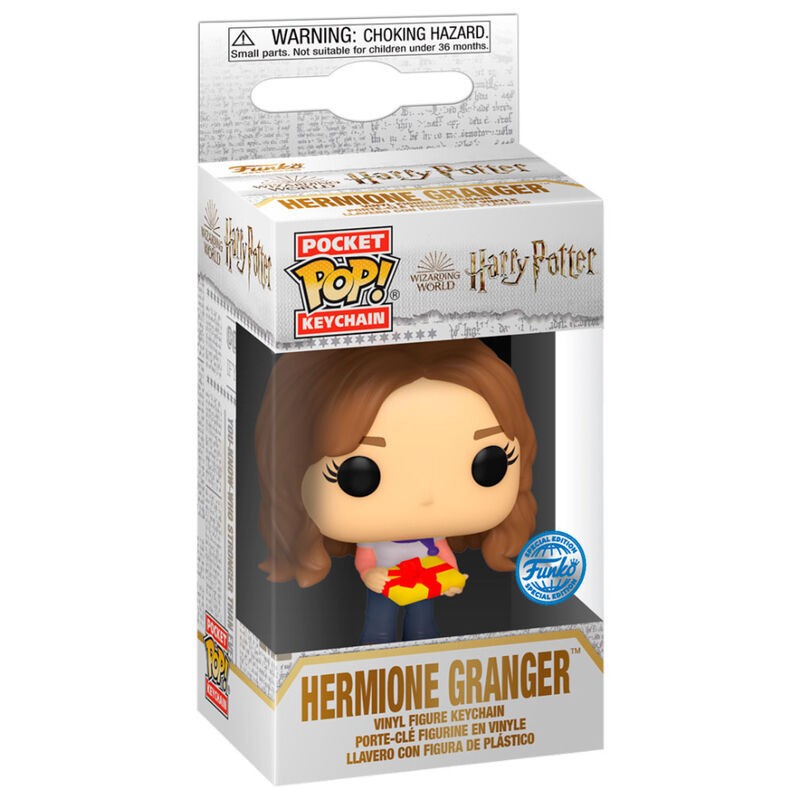 Funko Pocket POP Keychain Harry Potter Holiday Hermione Special Edition