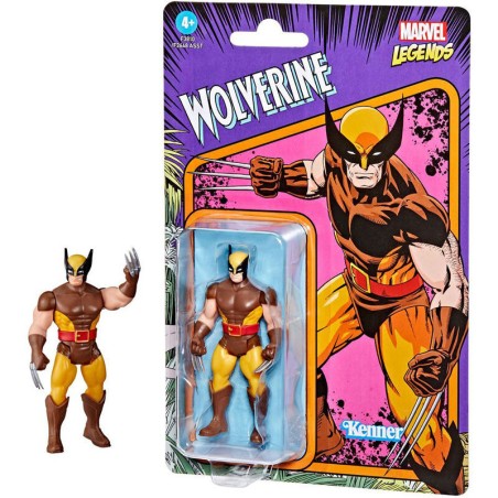 Marvel Legends Retro Wolverine figure 9,5cm