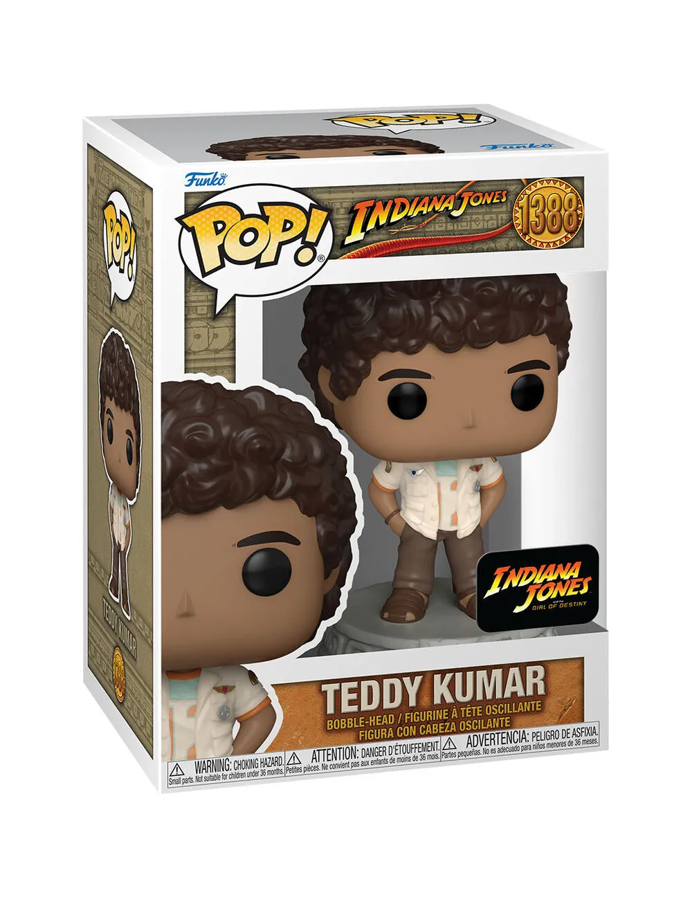 Funko POP Indiana Jones - Teddy Kumar (1388) | Collectibles Ninja