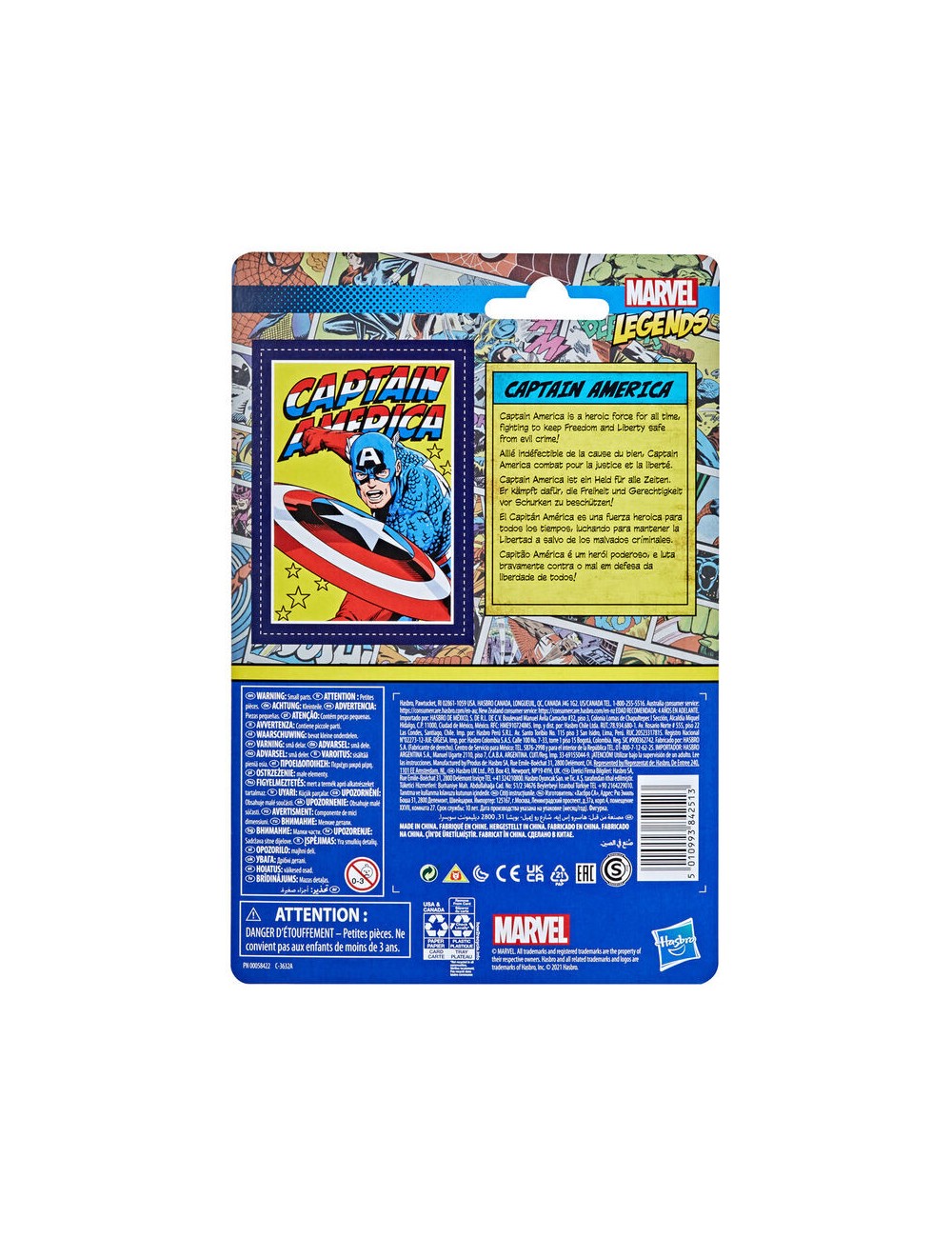 Marvel Captain America retro figure 9,5cm