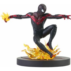 Marvel Gallery Comic Spider-man Ps5 Miles Morales Figure 18cm