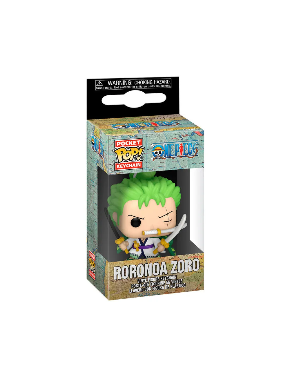 Funko Pocket POP Keychain One Piece Roronoa Zoro | Collectibles Ninja