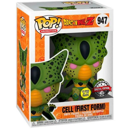 Funko POP Dragon Ball Z Cell First Form (947) Special Edition - Glows In The Dark