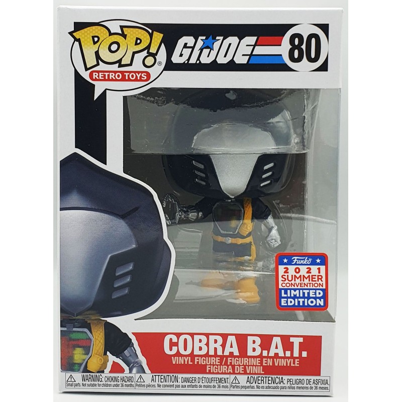 Funko POP G.I. Joe Cobra B.A.T. (80) 2021 Summer Convention Limited Edition