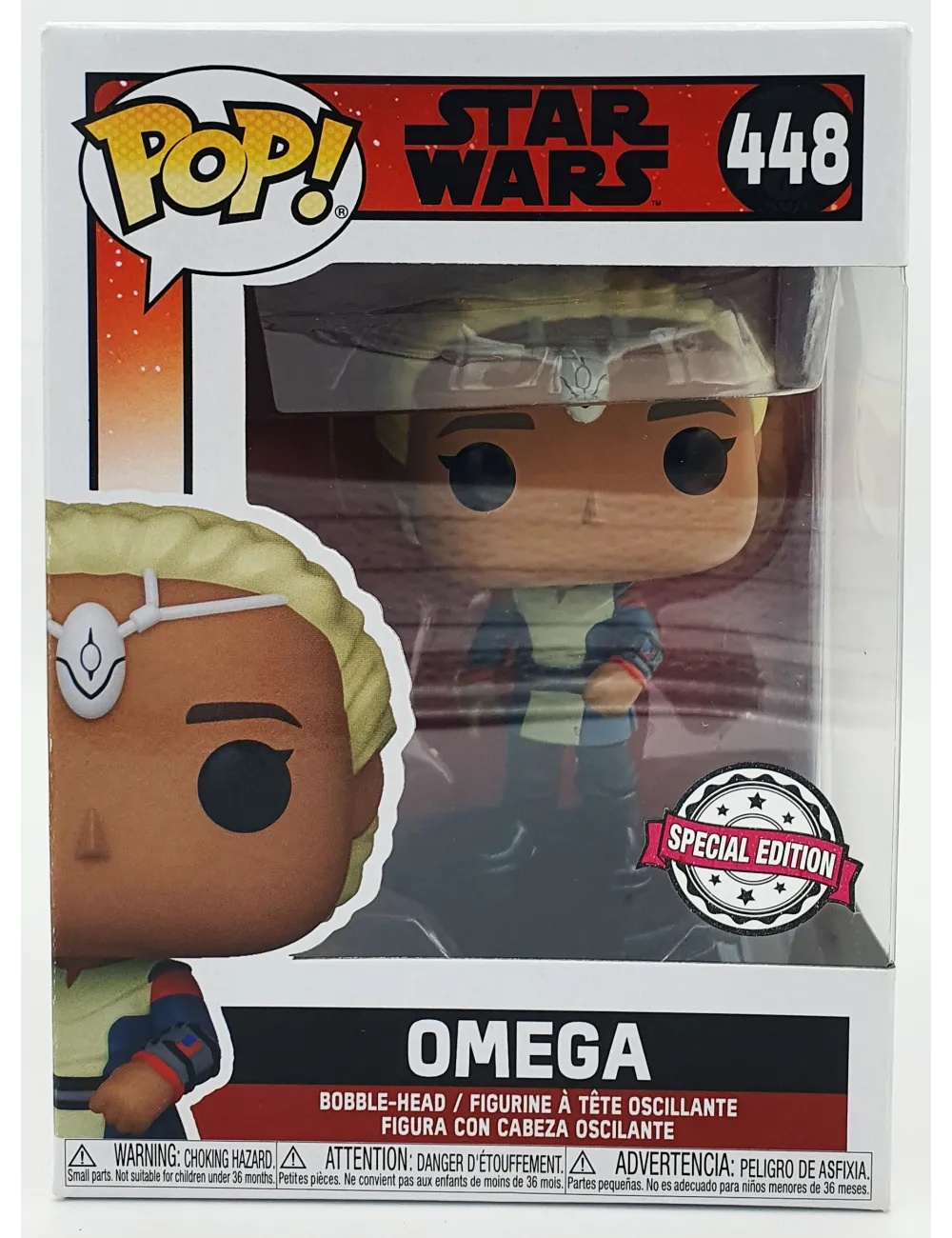 Funko POP Star Wars Omega (448) Special Edition | Collectibles Ninja