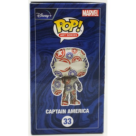 Funko POP Marvel The Falcon Winter Soldier - Captain America (33) Art Series Special Edition