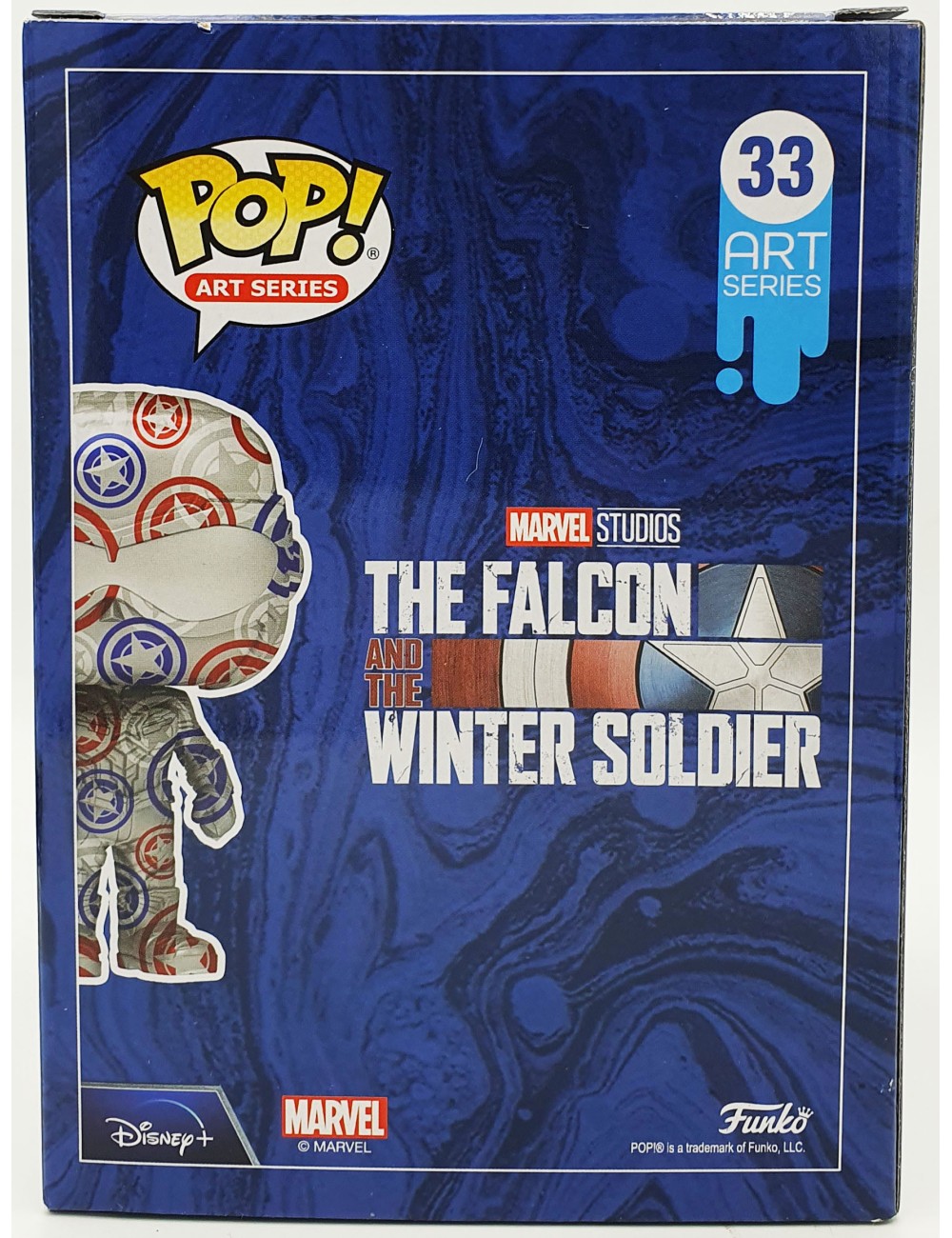 Funko POP Marvel The Falcon Winter Soldier - Captain America (33) Art Series Special Edition