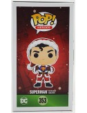 Funko POP DC Super Heroes Superman in Holiday sweater (353) Flocked Special Edition