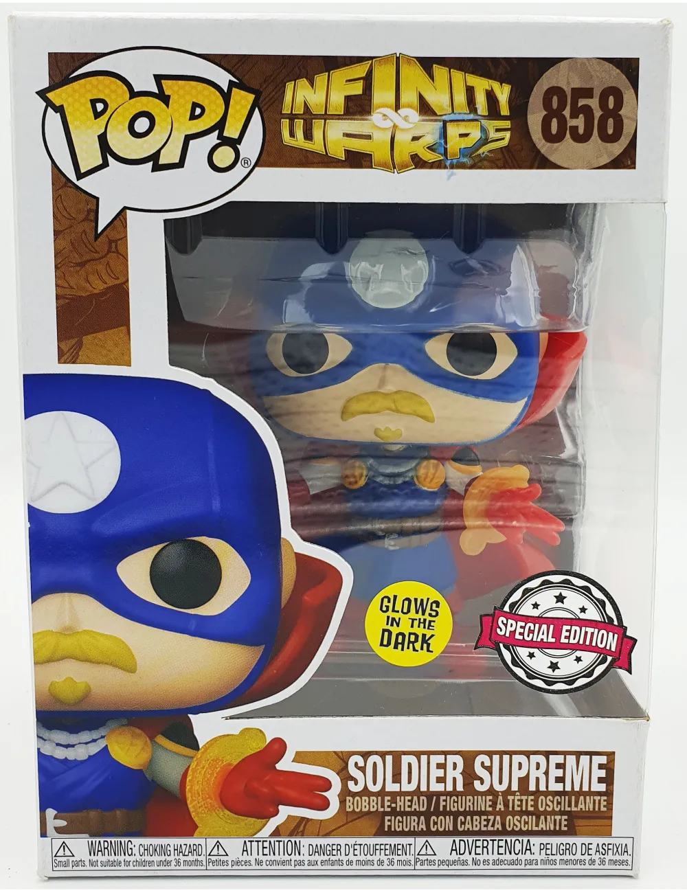 Funko POP Infinity Warps Soldier Supreme (858)… | Collectibles Ninja