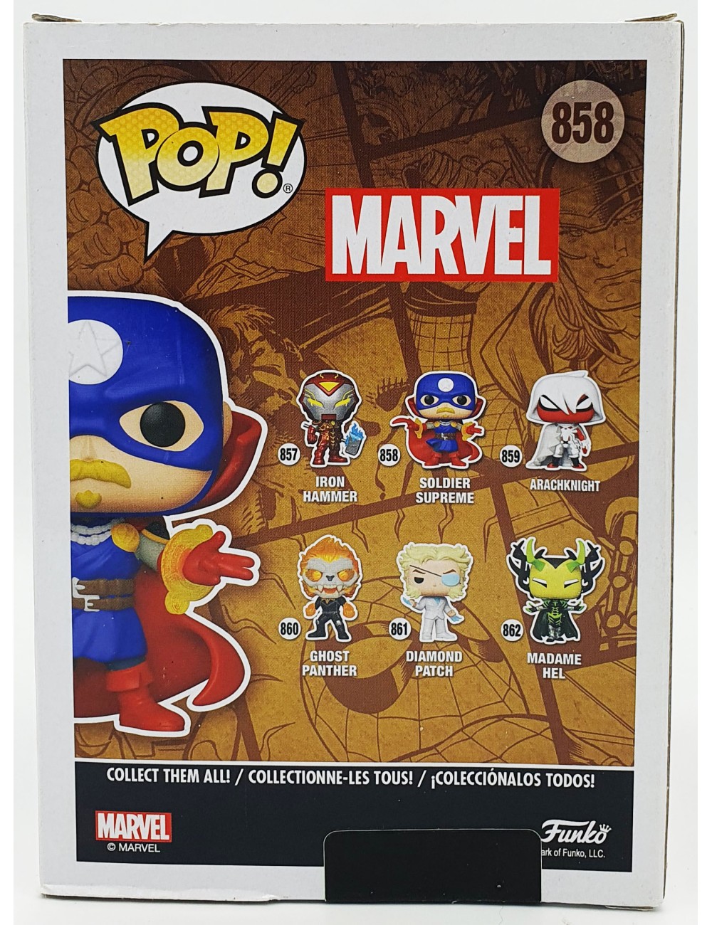 Funko POP Infinity Warps Soldier Supreme (858) Glows in the Dark Special Edition