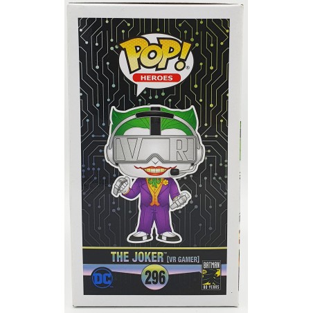 Funko POP DC Batman The Joker VR Gamer (296) Limited Chase Special Edition