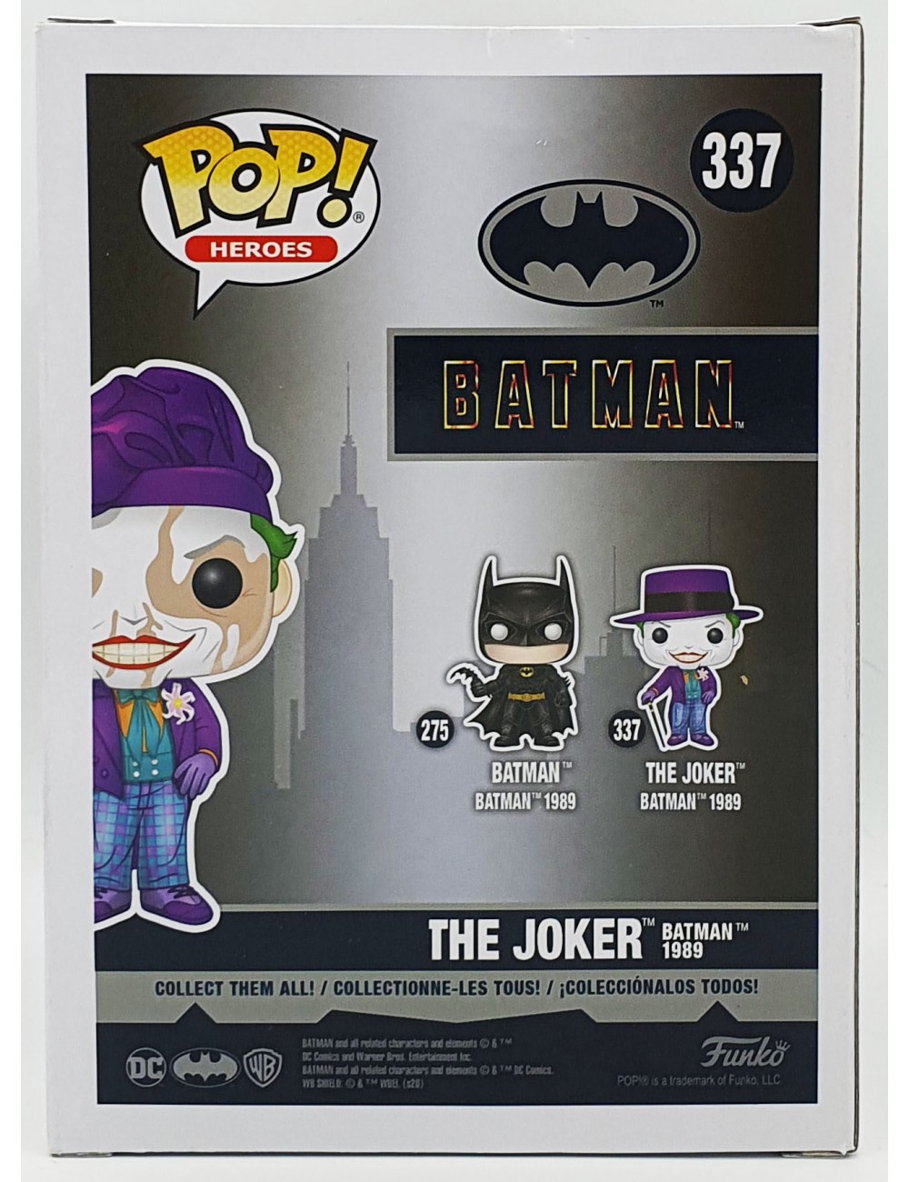 Funko POP Batman The Joker 1989 (337) Limited Chase Edition