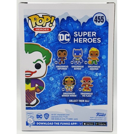 Funko POP DC Super Heroes Gingerbread The Joker (455) Funko Exclusive