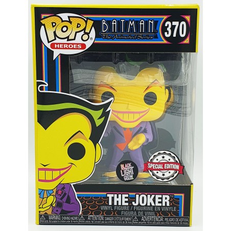 Funko POP Batman The Joker (370) Black Light Glow Special Edition