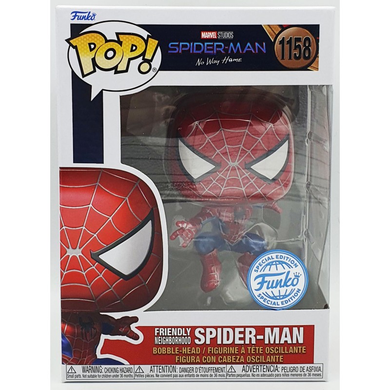 Funko POP Spider Man Friendly Neighborhood Spider Man (1158) Special Edition