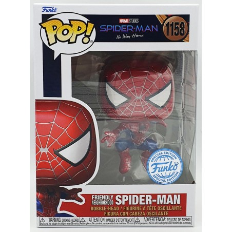 Funko POP Spider Man Friendly Neighborhood Spider-Man (1158) Special Edition