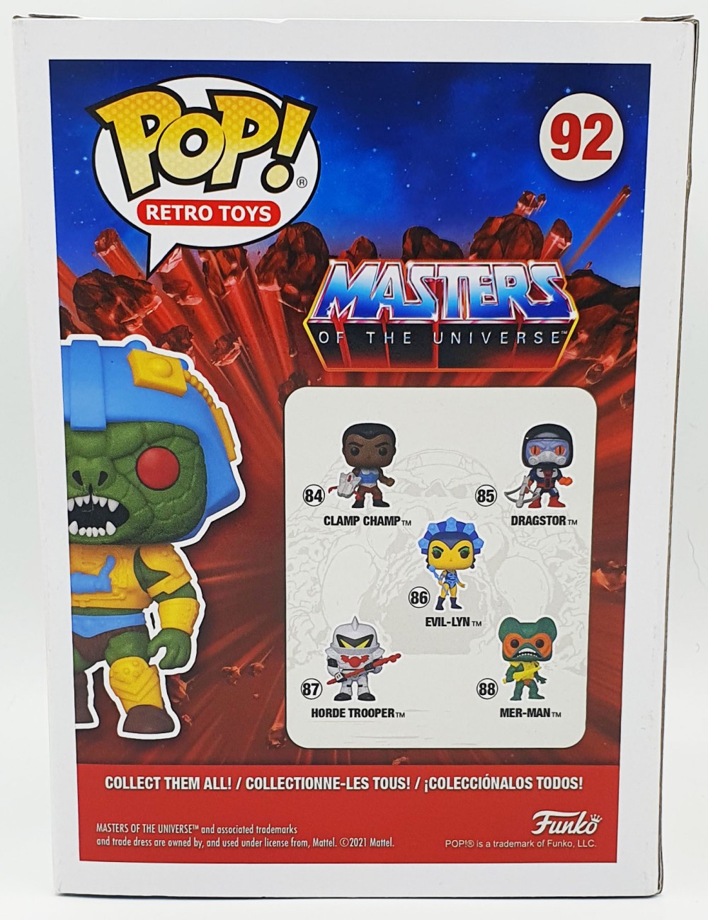 Funko POP Masters Of The Universe Snake Man-At-Arms (92) Specialty Series