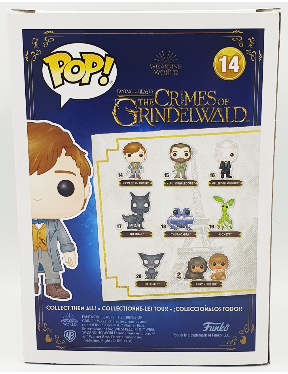 Funko POP Fantastic Beasts - The Crimes of Grindelwald Newt Scamander (14) Limited Chase