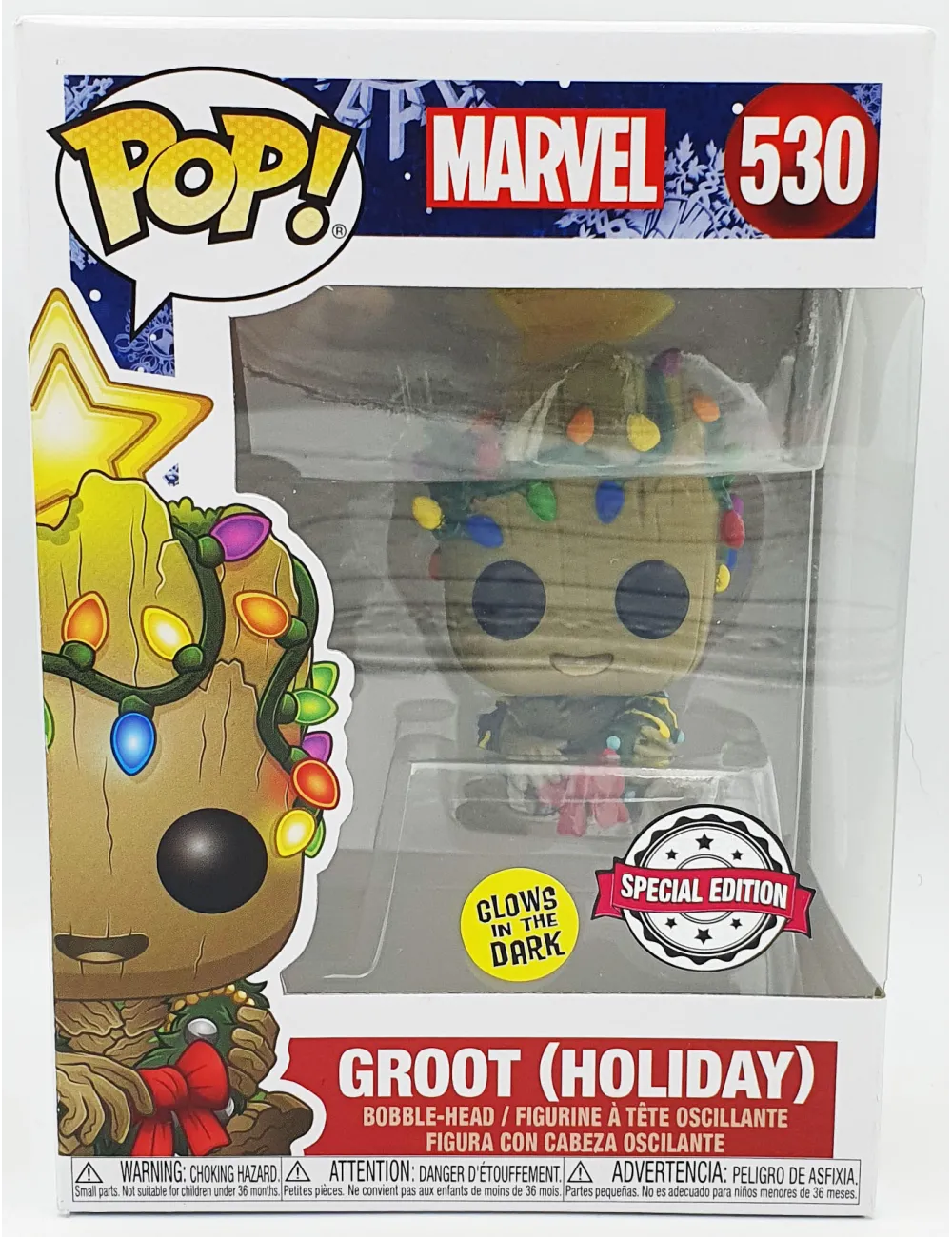 Funko POP Marvel Groot (Holiday) (530) Glows… | Collectibles Ninja