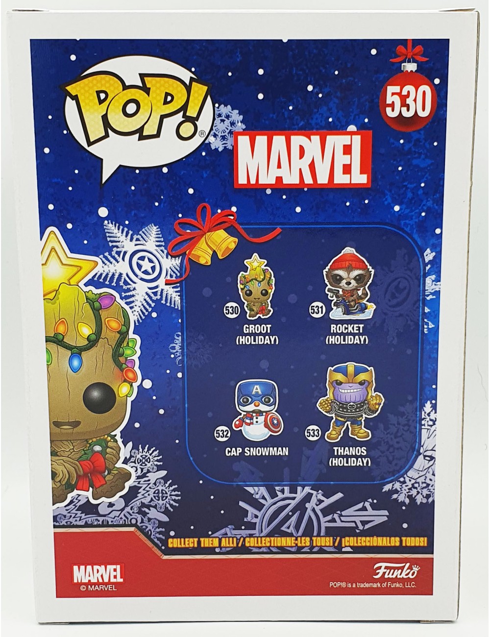 Funko POP Marvel Groot (Holiday) (530) Glows in the Dark Special Edition