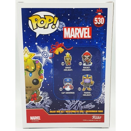 Funko POP Marvel Groot (Holiday) (530) Glows in the Dark Special Edition