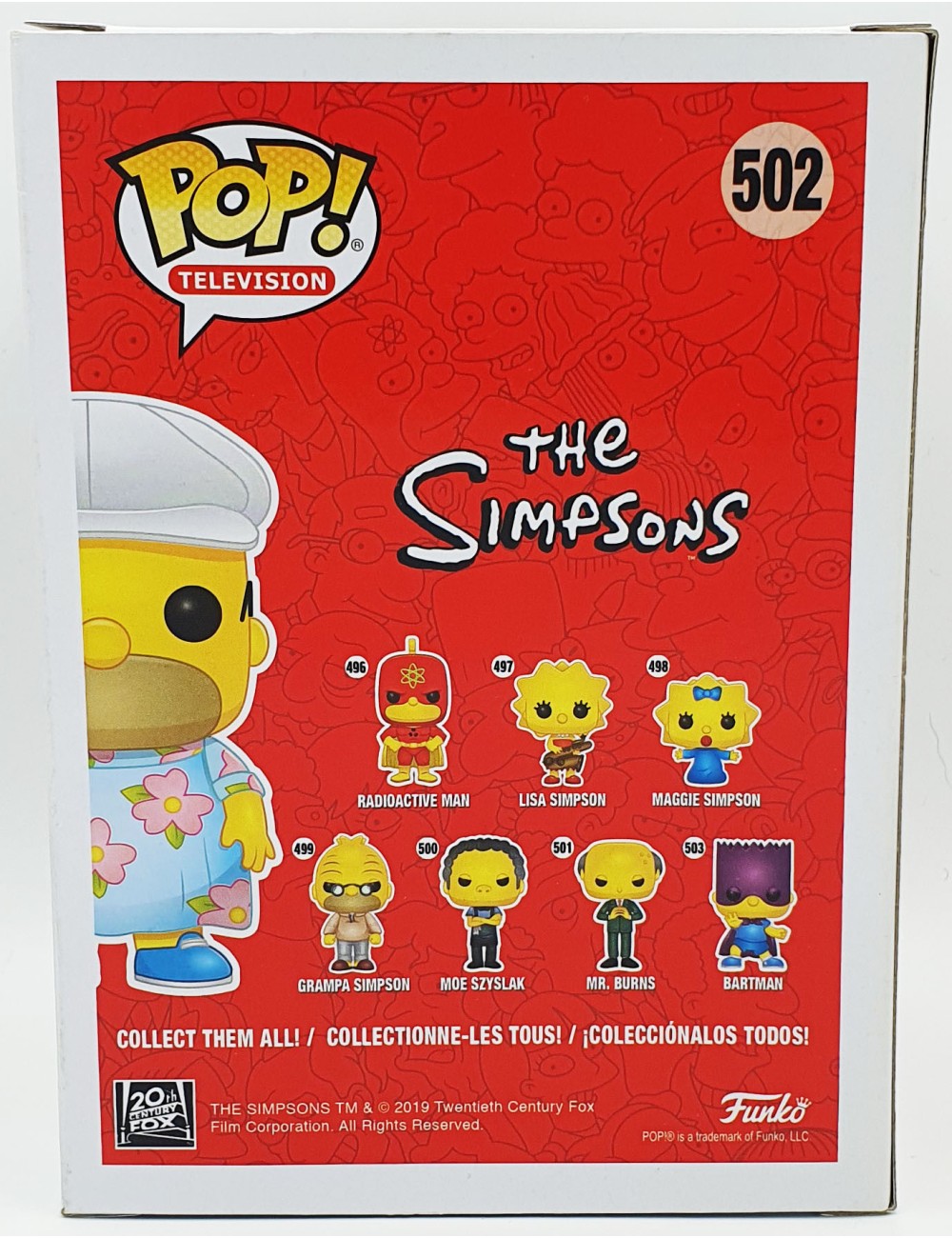 Funko POP The Simpsons Homer Muumuu (502) Special Edition