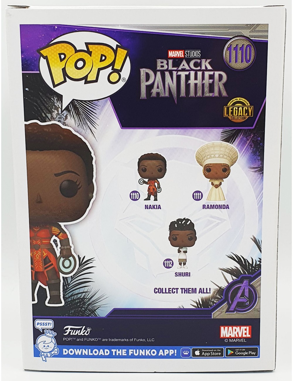 Funko POP Marvel Black Panther Nakia (1110) Legacy Collection Special Edition